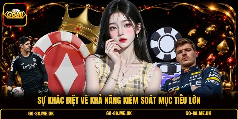 Sự khác biệt về khả năng kiểm soát mục tiêu lớn